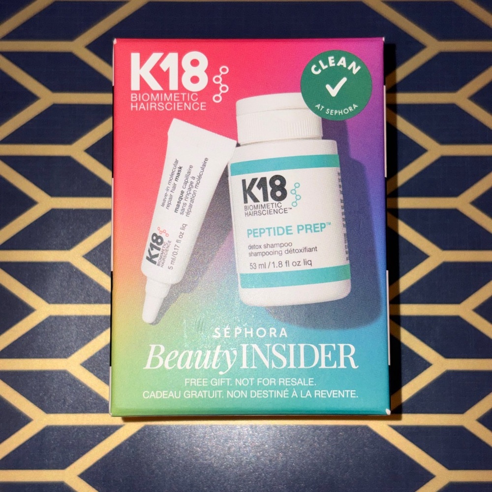 K18 Biomimetic Hairscience Sephora Beauty Insider Peptide Prep Shampoo & Mask